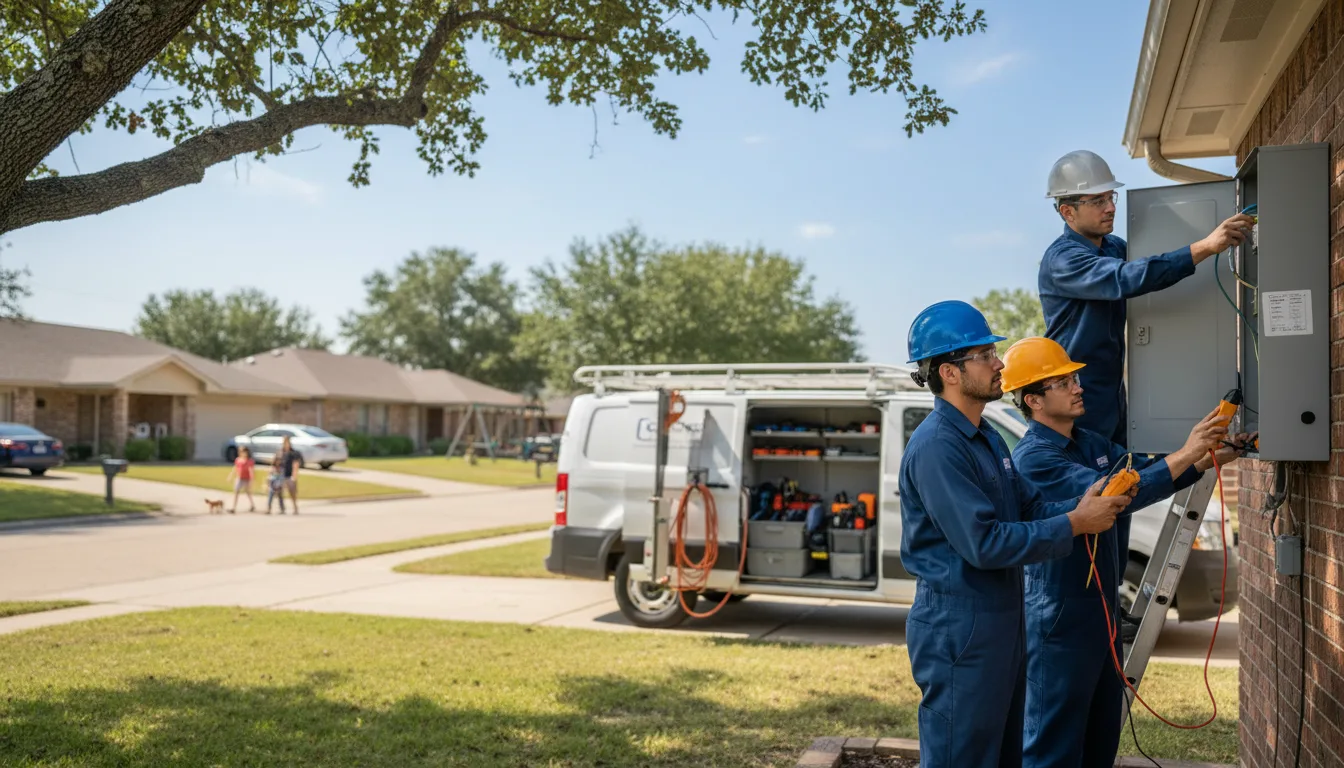 Certified electrician providing emergency electrical services in Hampstead, MD